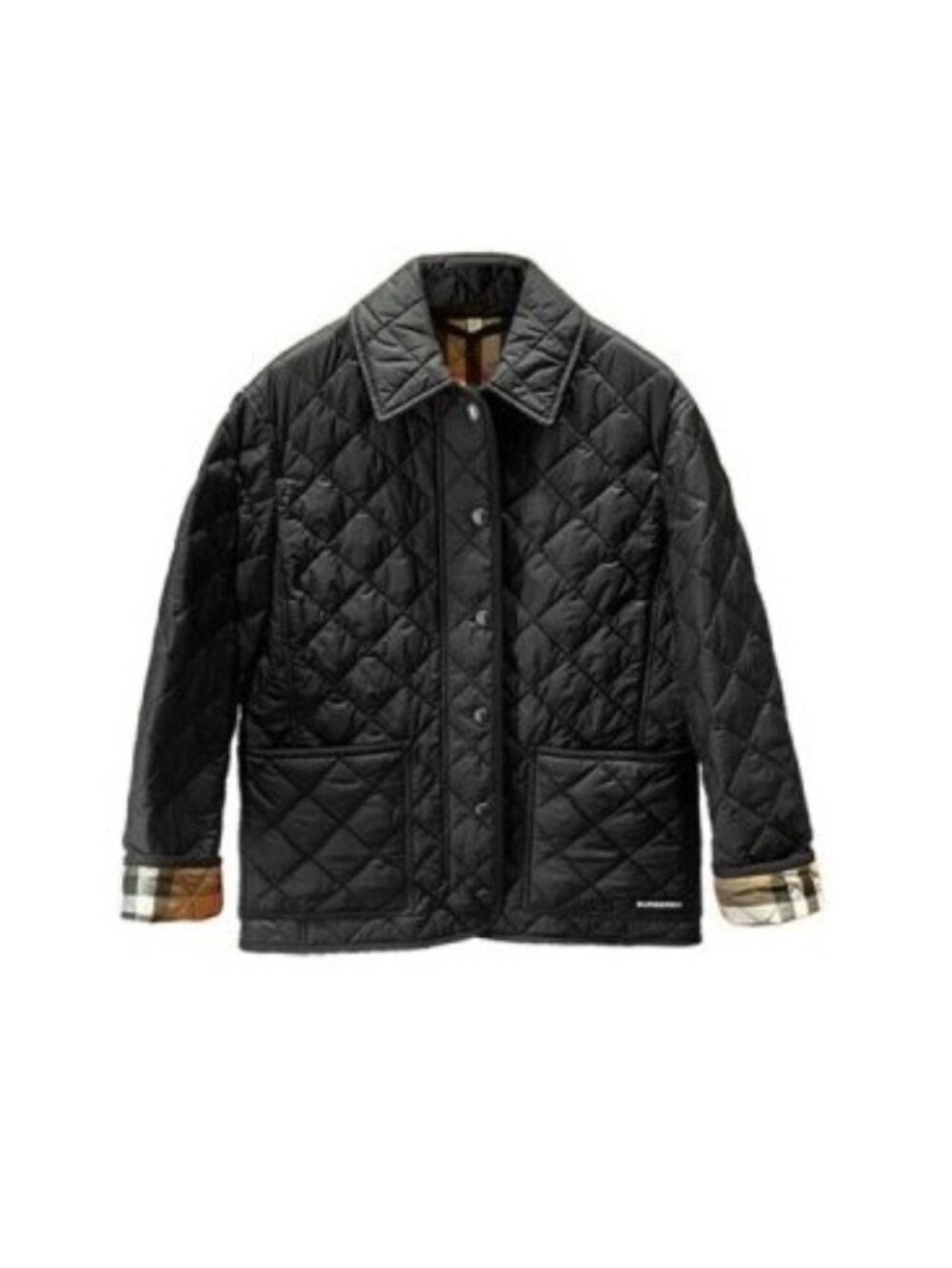 Burberry Women’s Darly Quilted Jacket Black L